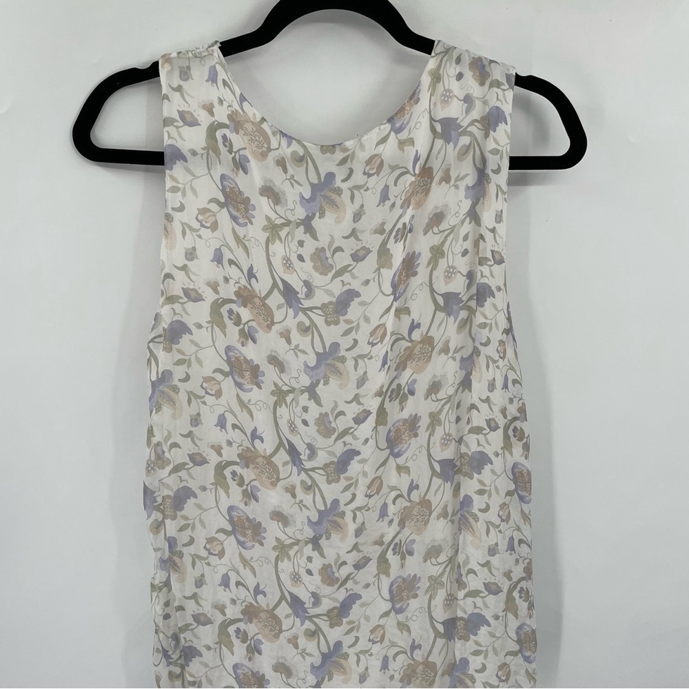 Elena Baldi 100% Silk Floral Blouse - Picture 5 of 9
